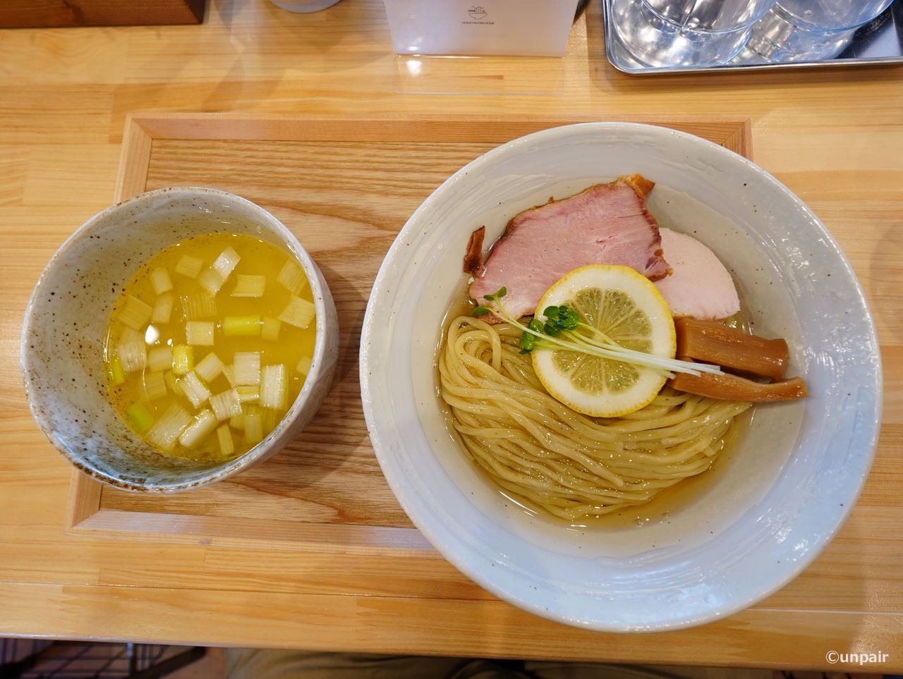 昆布水つけ麺塩