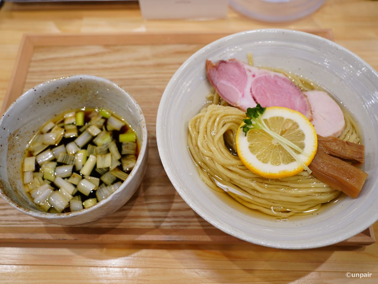 昆布水つけ麺の醬油